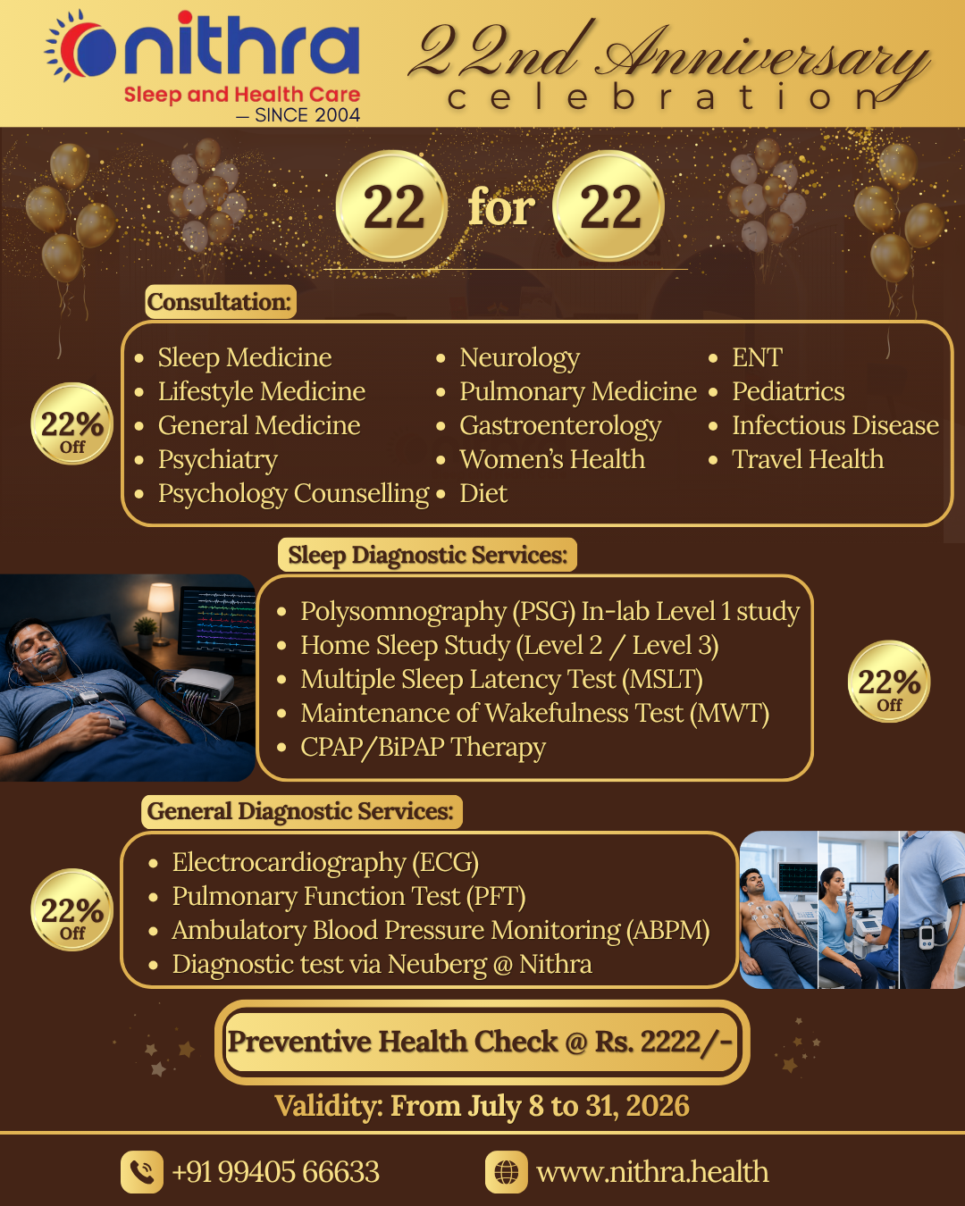 Nithra’s 22nd Anniversary